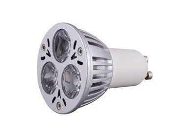 Tiết kiệm năng lượng 85 - 265V / 50Hz / GU10 / 3W LED Spot Light Bulb cho Trung tâm thương mại Teashops