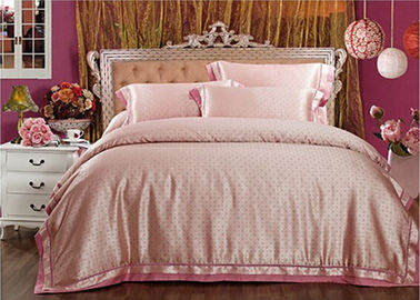Đương đại Tencel Bedding Luxury Bed Linens Silk Quilt hồng Gối