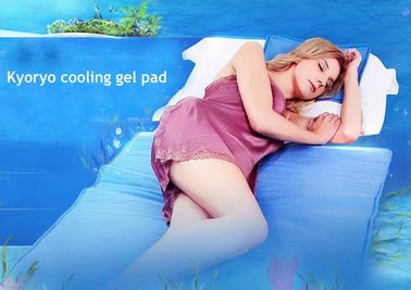 Nhiệt loại bỏ Light Blue Cooling Gel giường Pad, Soft khỏe Tatami Yoga Mat