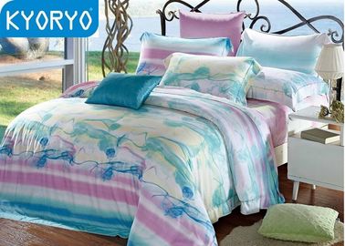 Bốn Mùa Hoa Duvet bông Bộ đồ giường lập Eco - 4pcs thân thiện với giường đặt
