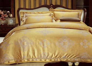 Vàng Full Size Bedding Thiết Tencel giường với 2 Vỏ gối, 1 Duvet cover