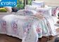 Khách sạn Flower bông 4pcs Twin Bedding Thiết mềm thoải mái với Customized