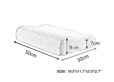 Đa chức năng Memory Foam Gối Đối với khách sạn / giường / Cắm trại