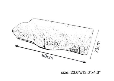 Cooling Memory Gel Foam cổ Gối, Therapedic Memory Foam Gối