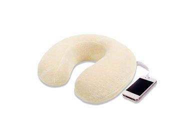 Beige Tiến hóa Memory Foam Travel Pillow Đối Du lịch Ngày An Airplane