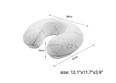 Màu hồng sang trọng Velvet nhỏ Memory Foam Gối Travel Kích thước cho trẻ em
