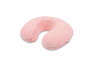 Màu hồng sang trọng Velvet nhỏ Memory Foam Gối Travel Kích thước cho trẻ em