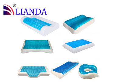 Visco-Elastic Memory Foam Gối làm mát Gel Đường Viền giúp Deep Sleep