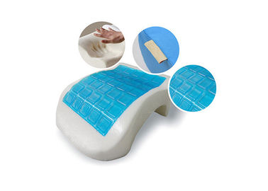 Đường viền Memory Foam Gối với làm mát Gel cho văn phòng, ô tô, tàu hỏa, máy bay