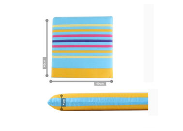 100% Cotton Memory Foam Seat Cushion Đối với ghế ăn, vàng