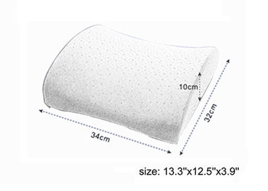 Auto thắt lưng Hỗ trợ Memory Foam lại Cushion, Blue Crystal Velvet Vải