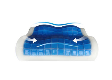 Máy đa chức năng đường viền Memory Foam Gối với làm mát Gel Custom Made