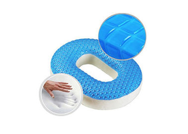 Oval Quảng trường xách tay Gel Seat Cushion Donut Gối Đối với bệnh trĩ