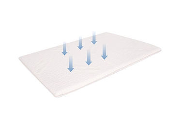 Trắng tre sợi chống trượt Memory Foam Bath Mats chỉnh