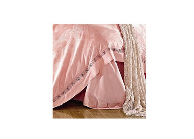 Red Elegant Satin Silk Bedding Thiết giường ngủ đẹp Linen Gối phẳng tấm