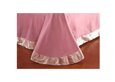 Đương đại Tencel Bedding Luxury Bed Linens Silk Quilt hồng Gối