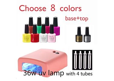 Nhiều màu UV Nail Gel Kits CE SGS MSDS, One Step Gel Móng tay Ba Lan Kits