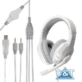 Over-Ear Headphone Stereo hoặc tai nghe tích hợp Mic LED Light Đối Games