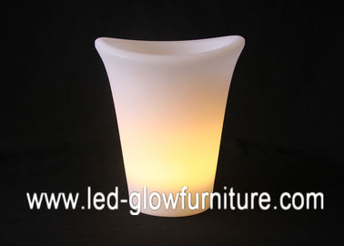 LED màu chứa thay đổi chậu ánh sáng hoa / bình với pin hoặc năng lượng mặt trời