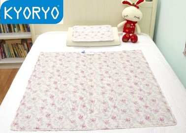 Red folwer Quảng trường Làm lạnh giường đại phân tử Gel Pad với Gối Mát OEM